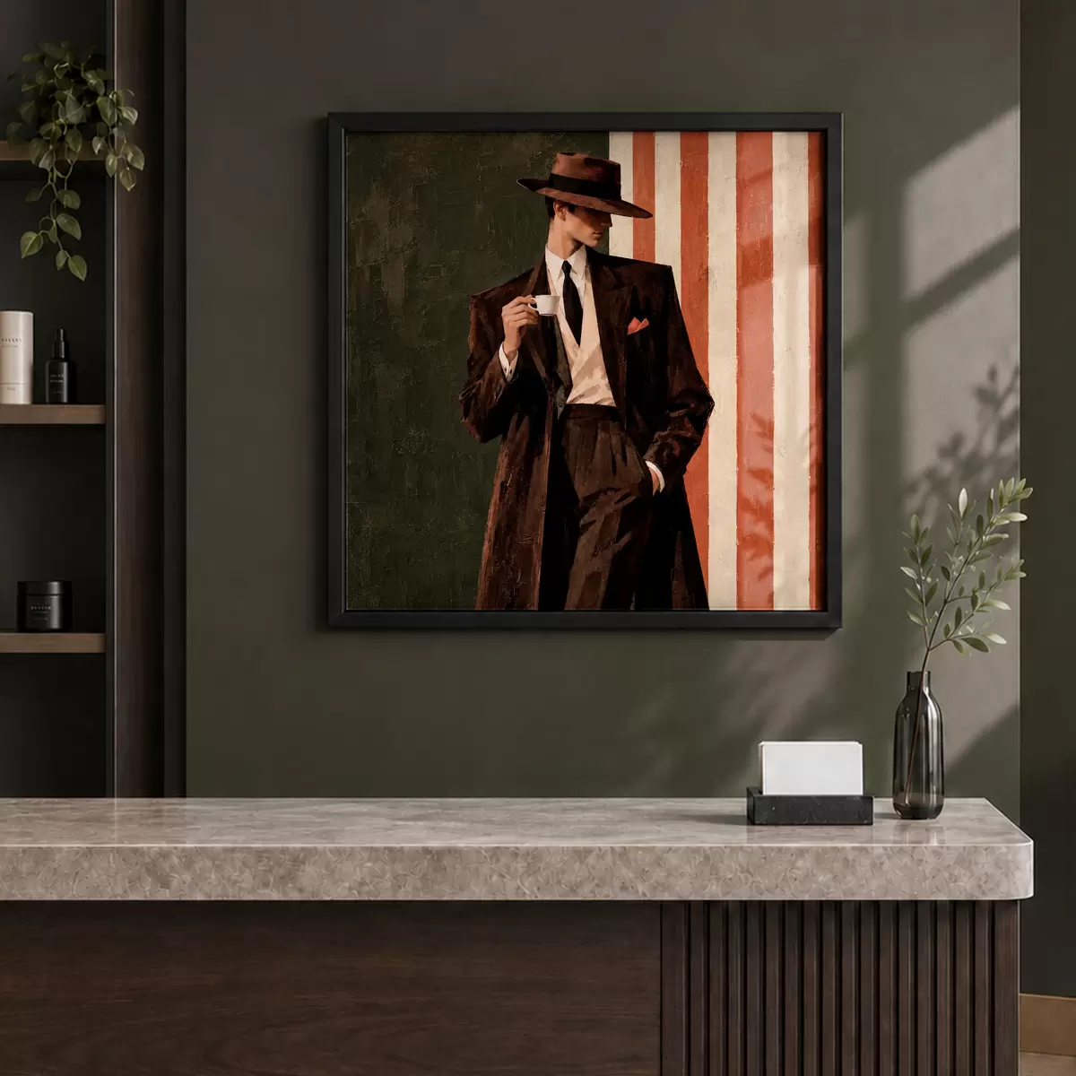 Poster Zeitloser Stil mit modernem Touch f50883