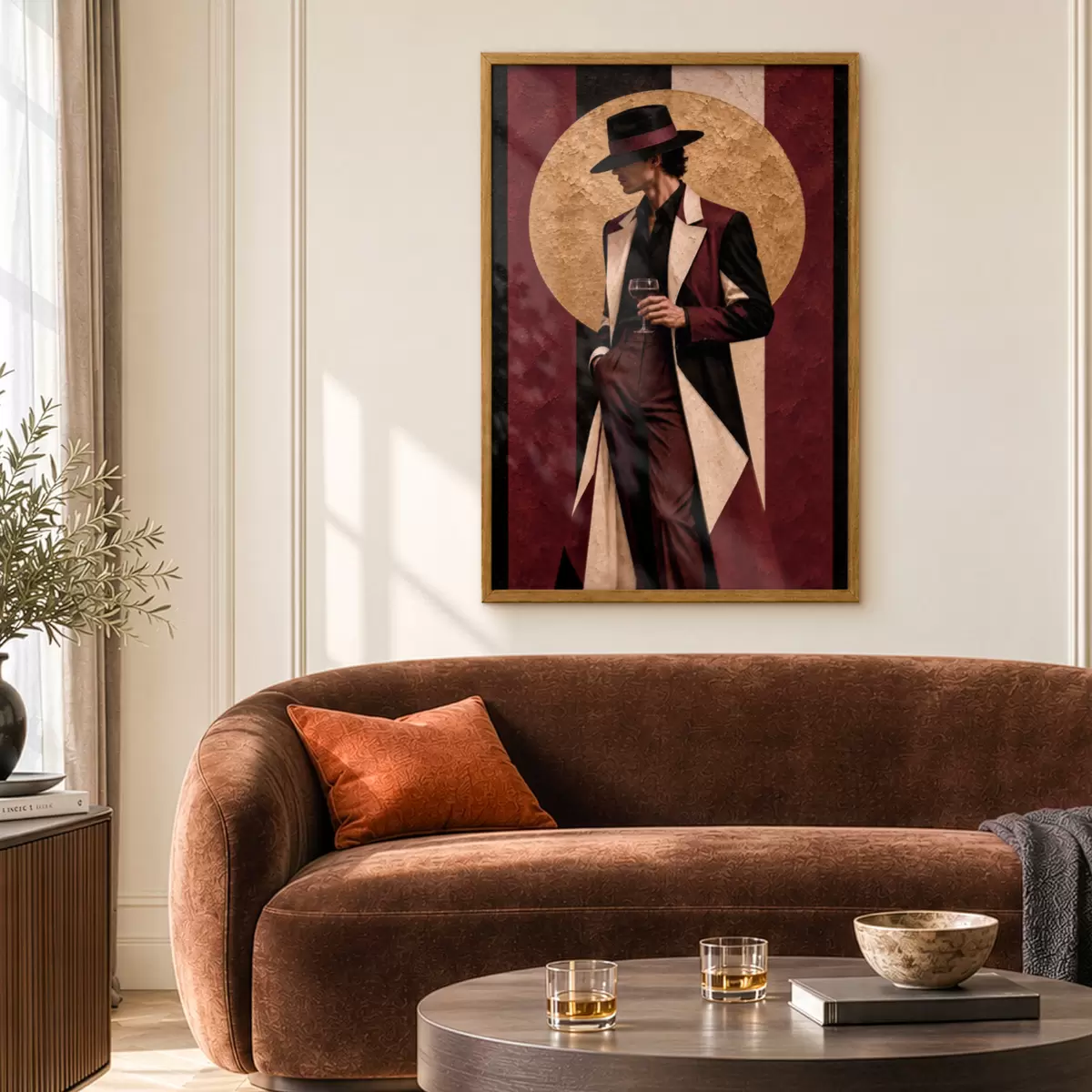 Poster Schicke Eleganz mit Vintage-Flair f50886