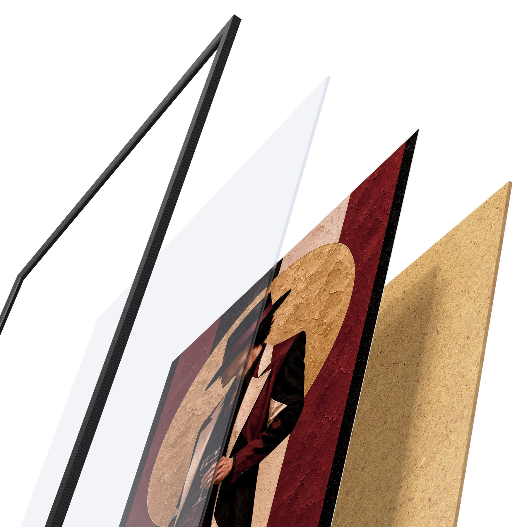 Poster Schicke Eleganz mit Vintage-Flair f50886