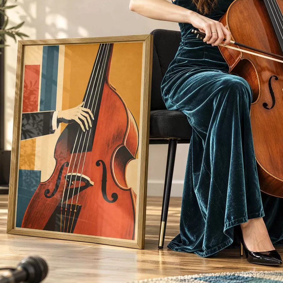 Fototapete Meisterhafte Hände, eine zeitlose Melodie f50926