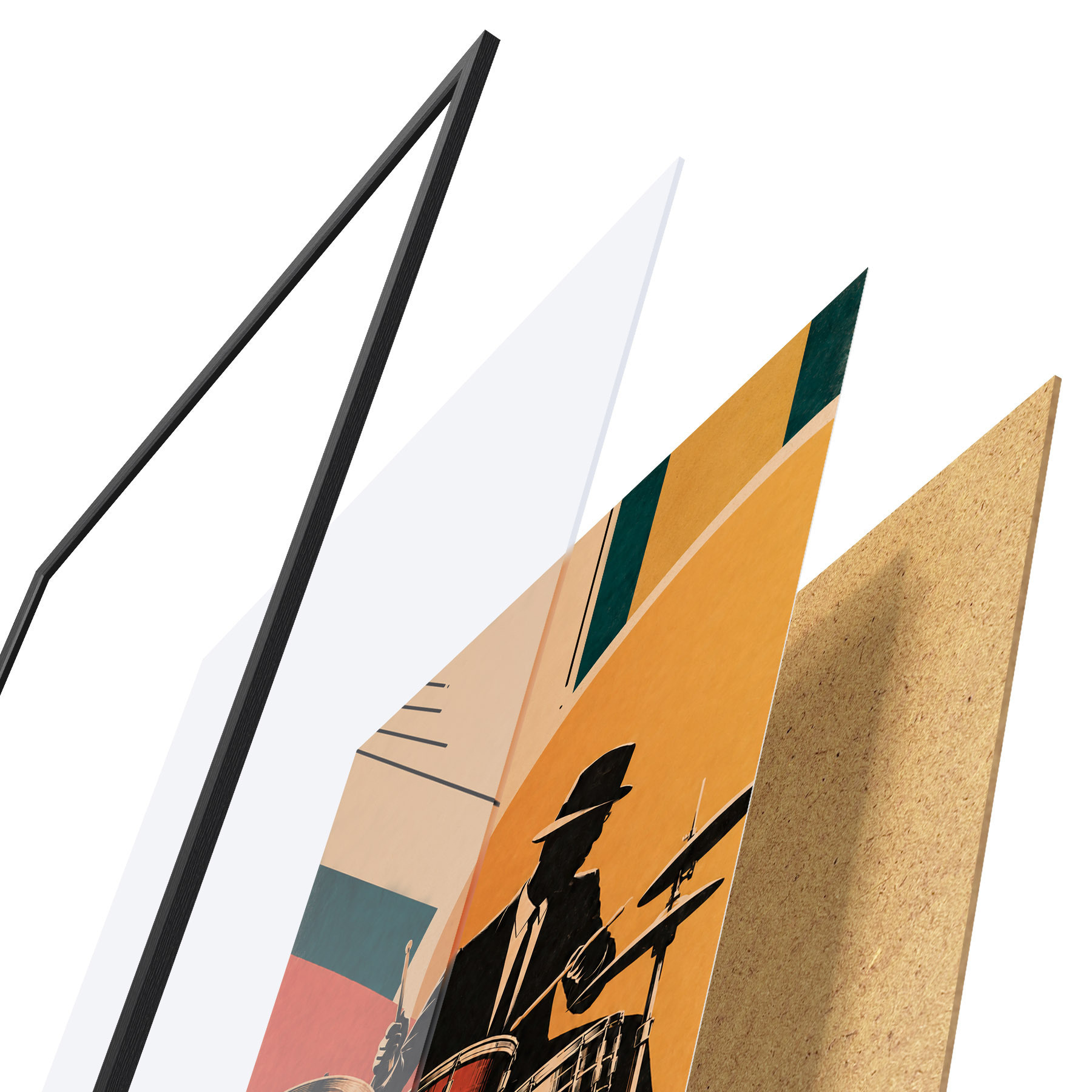 Poster Im Rhythmus des Lebens tanzen f50928