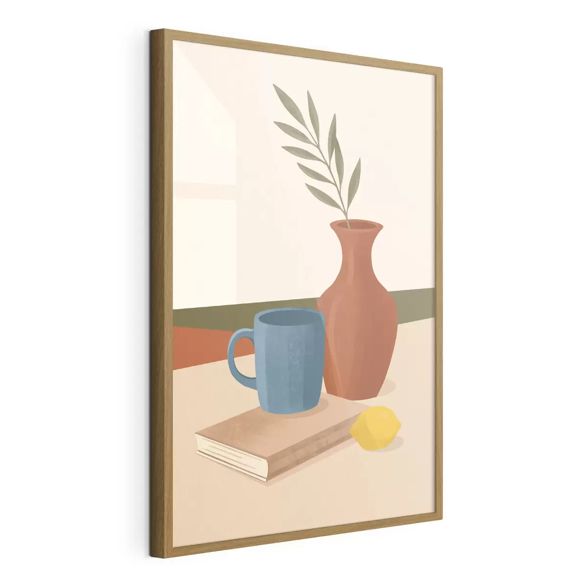 Poster Gemütliches Stillleben in warmen Farbtönen f50735