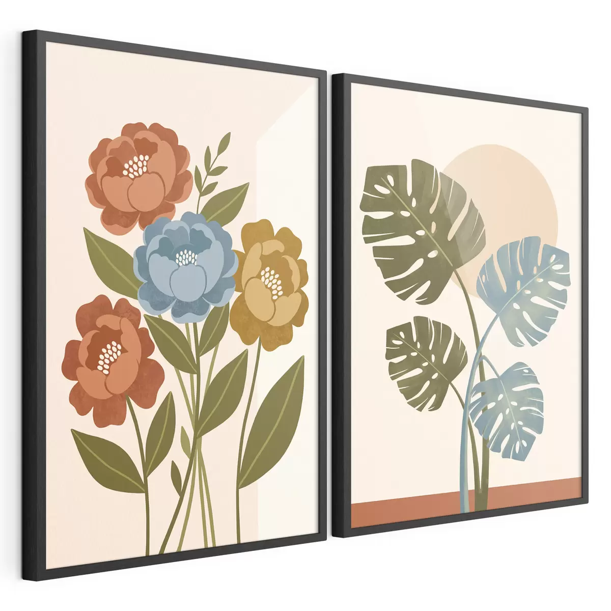 Poster Tropisches Duo d31078