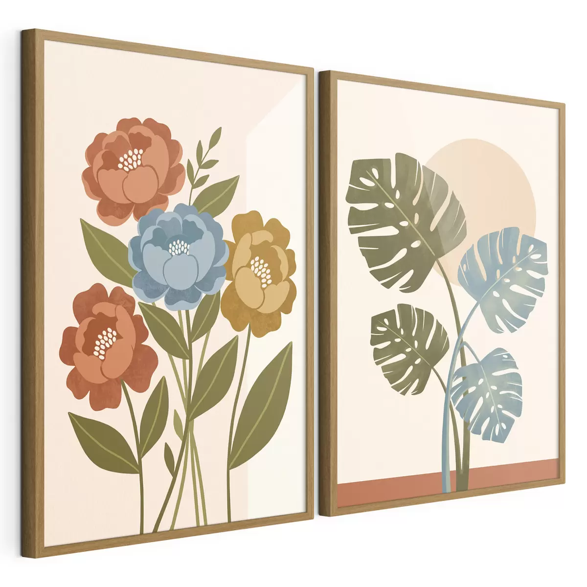 Poster Tropisches Duo d31078