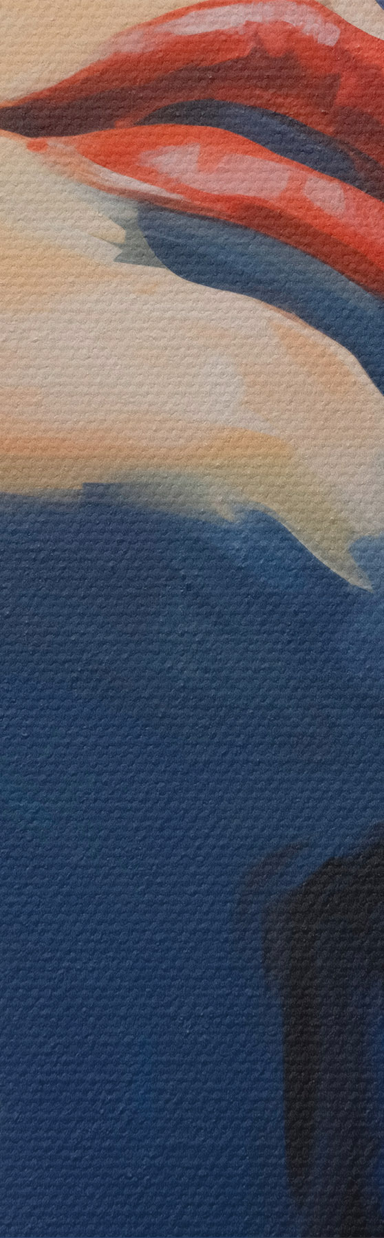 Fototapete Schlafendes Mädchen, Nachbildung eines Gemäldes s51140