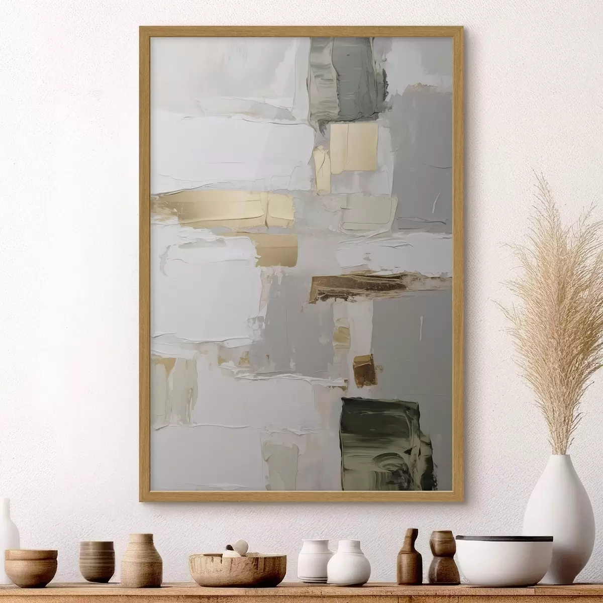Poster Abstraktion, Nachahmung der Malerei f50996