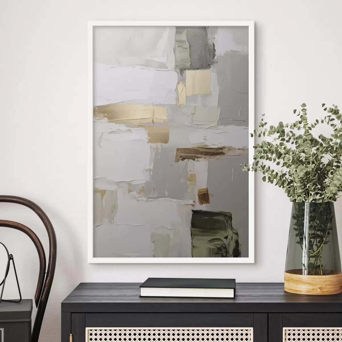 Poster Abstraktion, Nachahmung der Malerei f50996