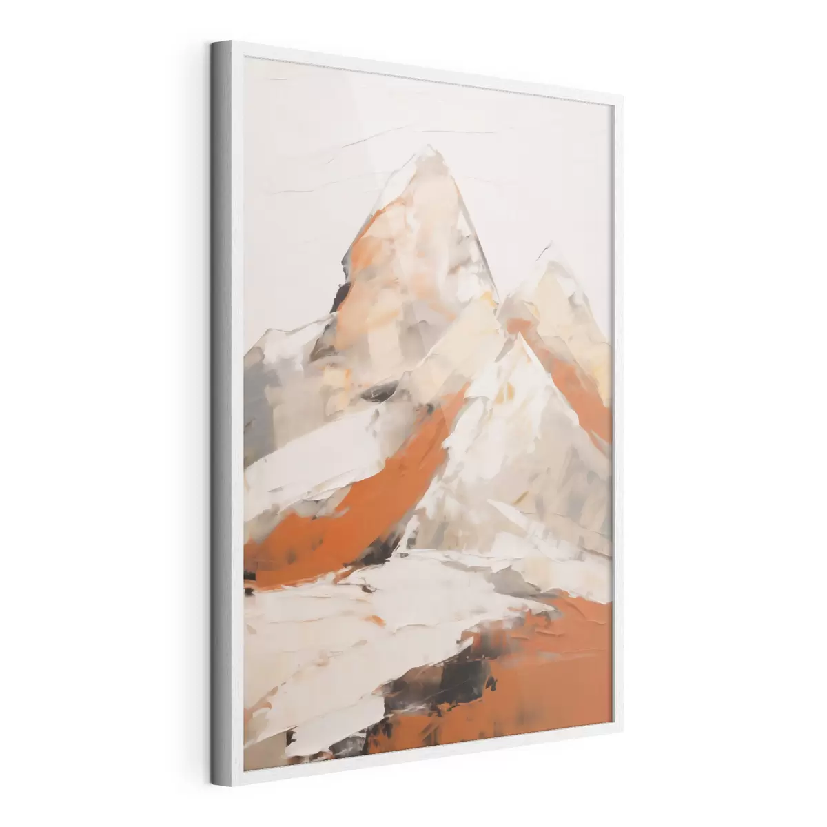 Poster Abstrakte Berge, Nachbildung eines Gemäldes f51126
