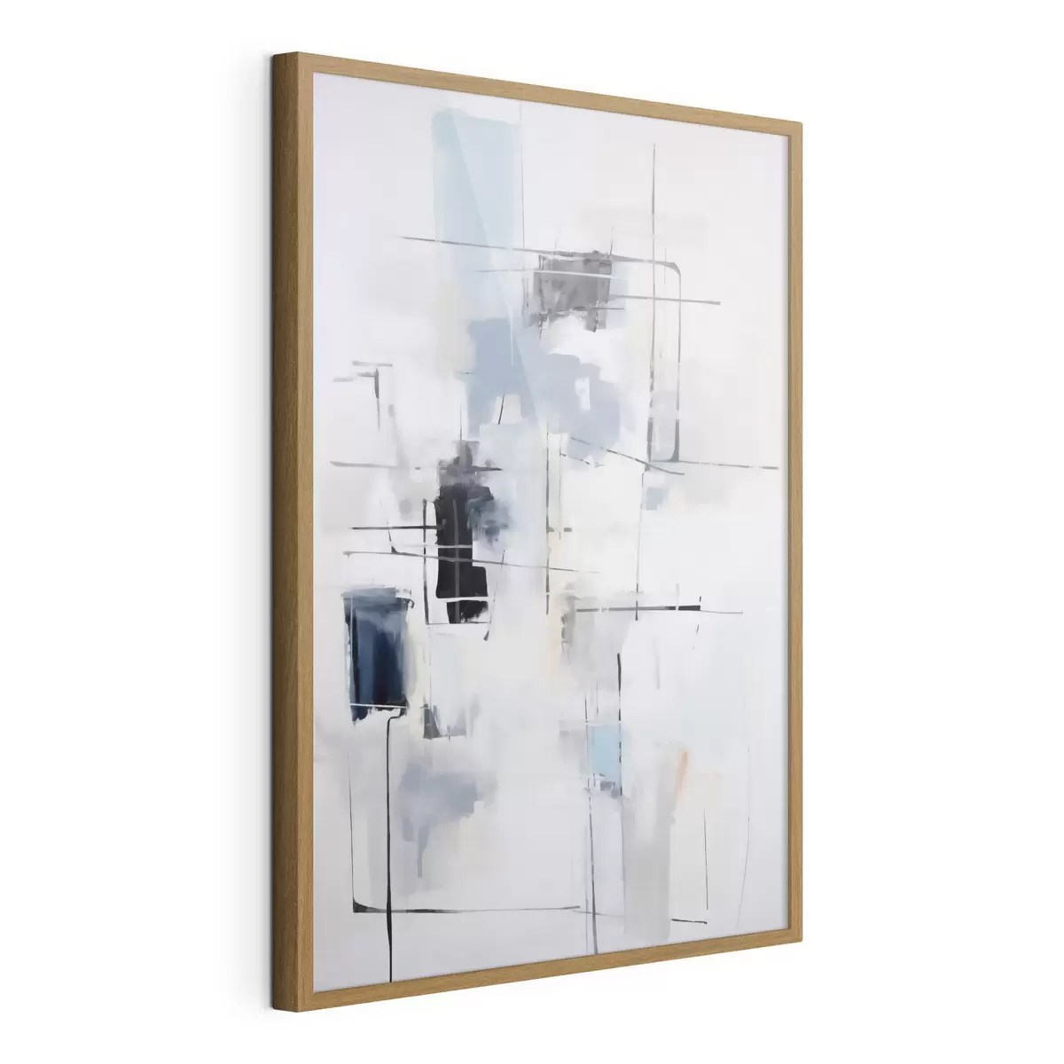 Poster Chaotische Abstraktion, Nachahmung der Malerei f51127