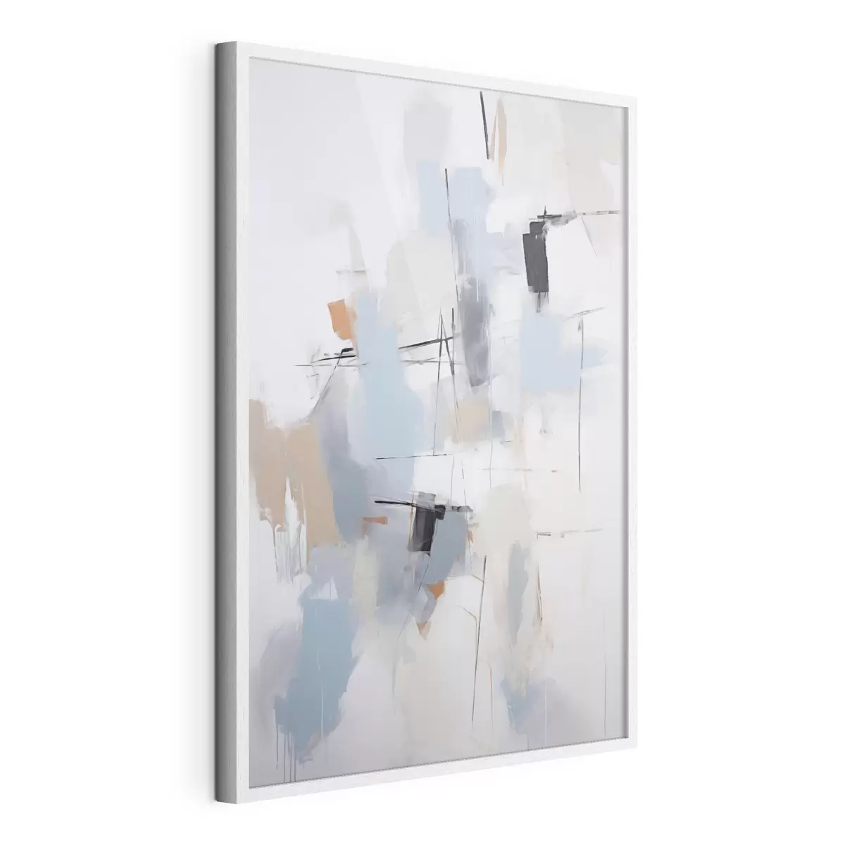 Poster Chaotische Abstraktion, Nachahmung der Malerei f51128