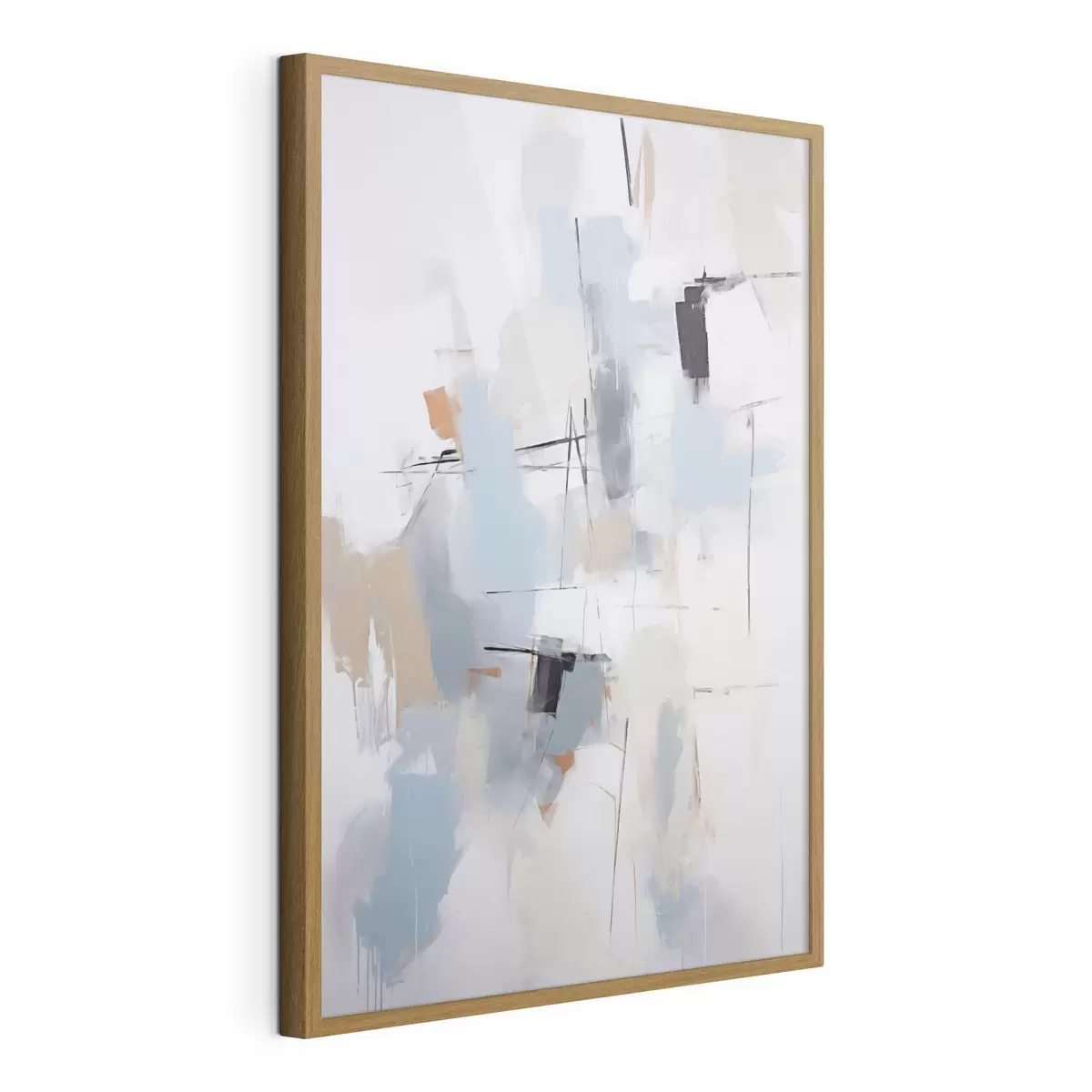 Poster Chaotische Abstraktion, Nachahmung der Malerei f51128
