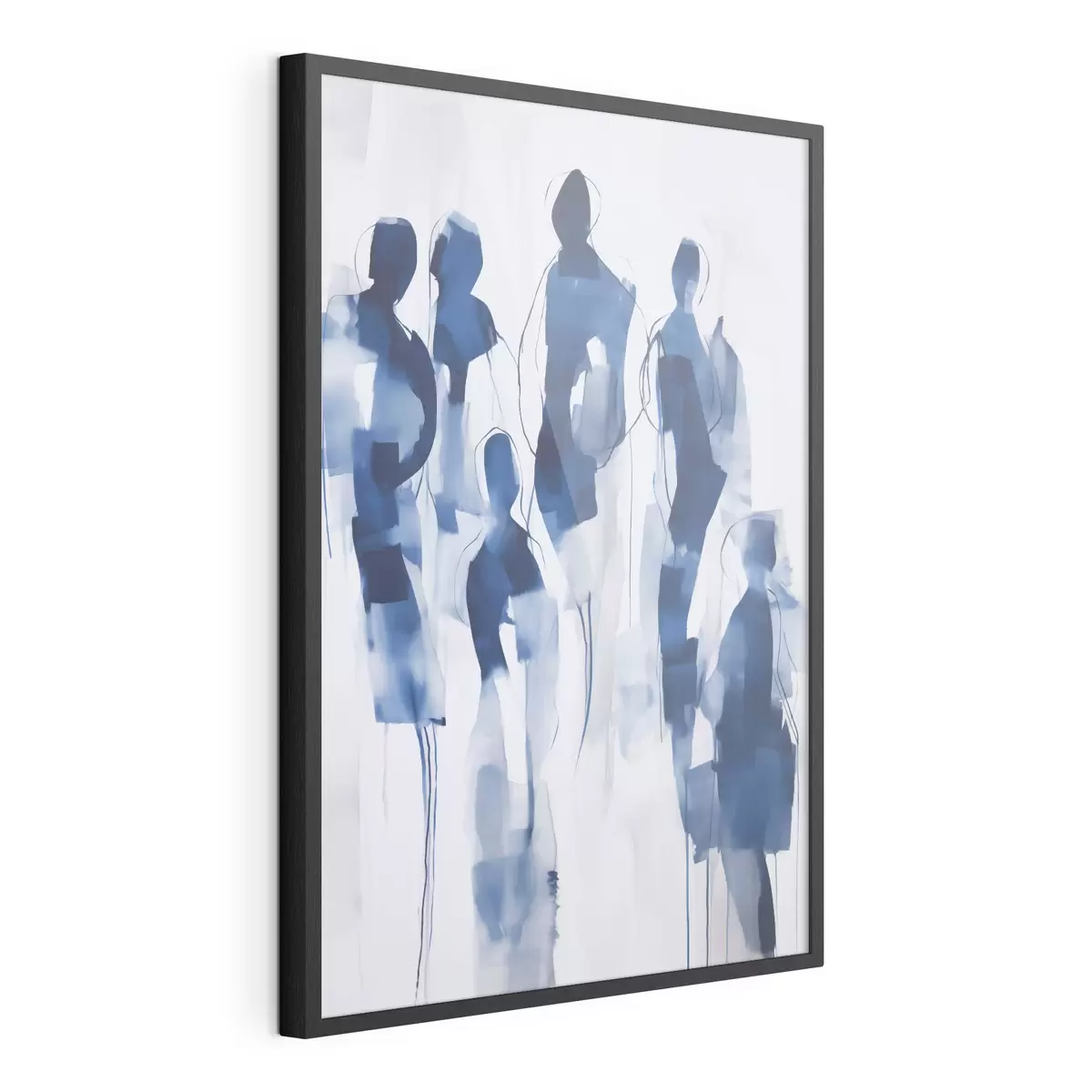 Poster Silhouetten, Nachahmung der Malerei f51132