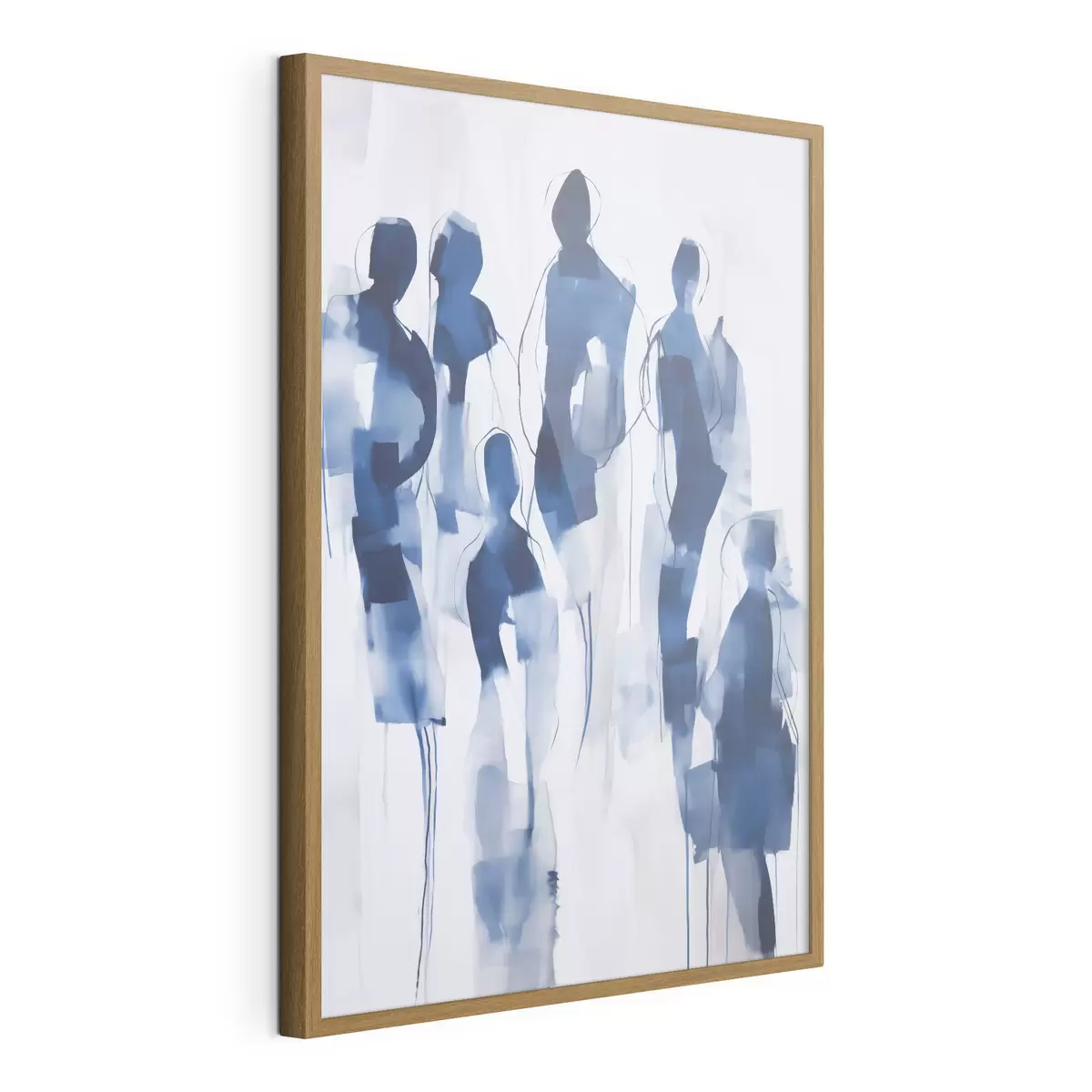 Poster Silhouetten, Nachahmung der Malerei f51132