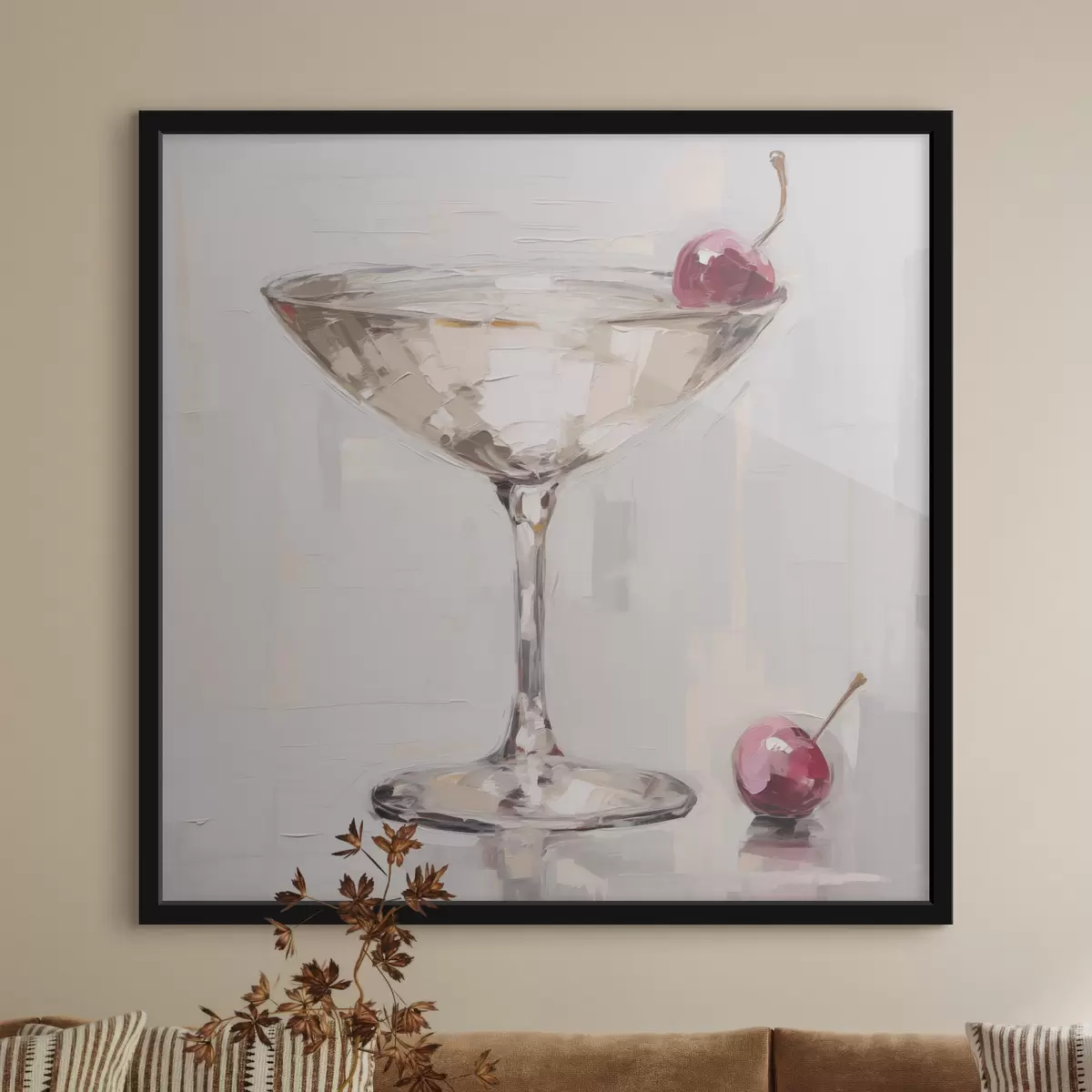 Poster Cocktail, Nachbildung eines Gemäldes f51137