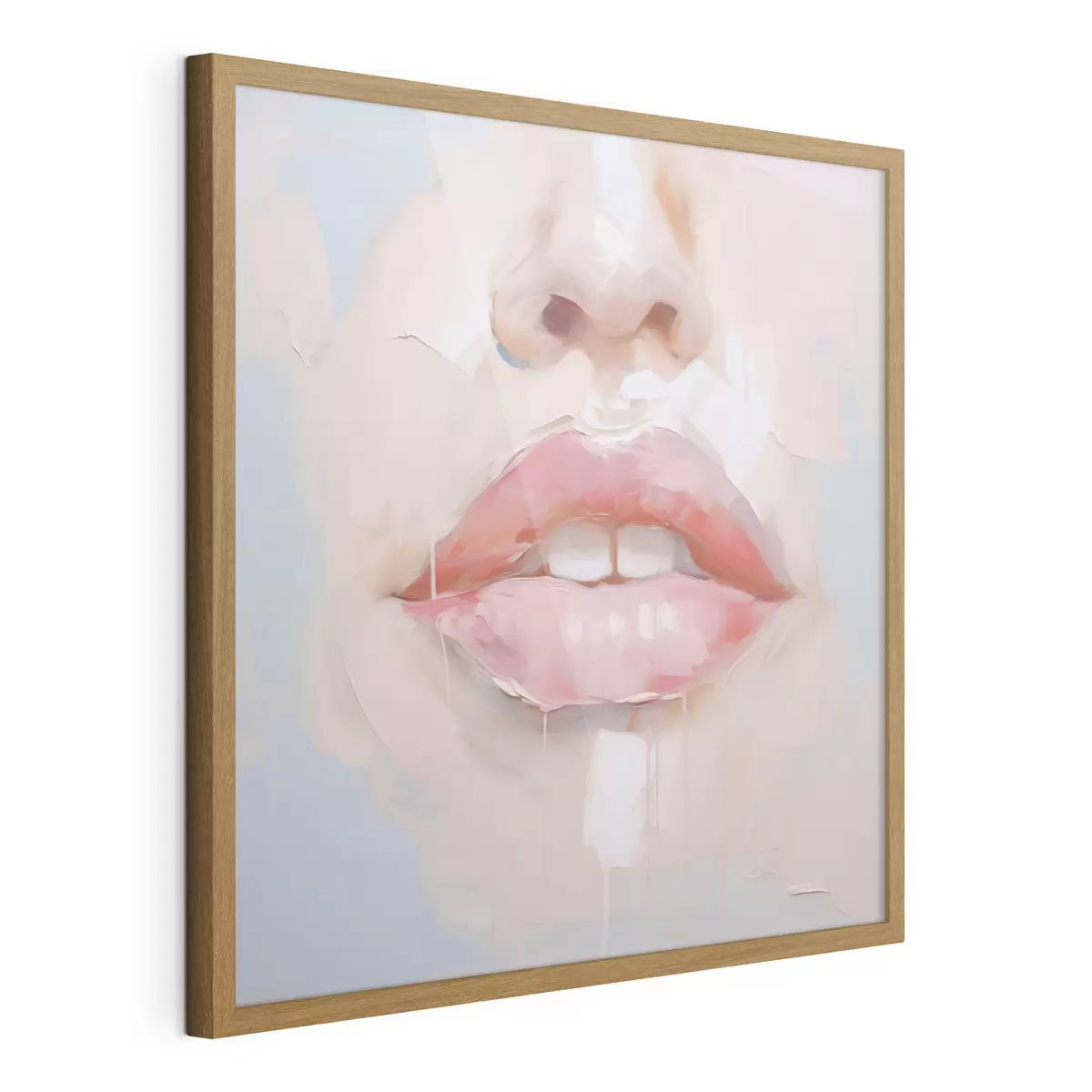 Poster Lippen, Nachbildung eines Gemäldes f51138