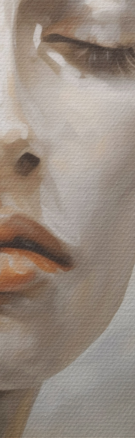 Fototapete Abstraktes Porträt, Nachahmung eines Gemäldes m31096