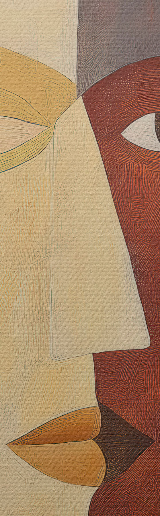 Fototapete Abstrakte Gesichter s51068