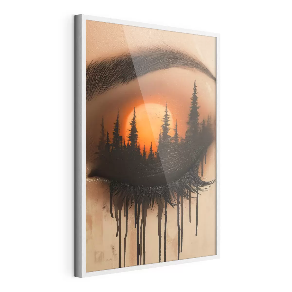 Poster Sonnenuntergang in ihren Augen f51048
