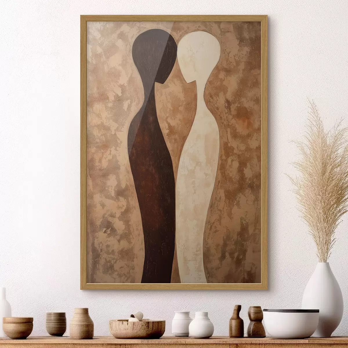 Poster Abstrakte Silhouetten f51058