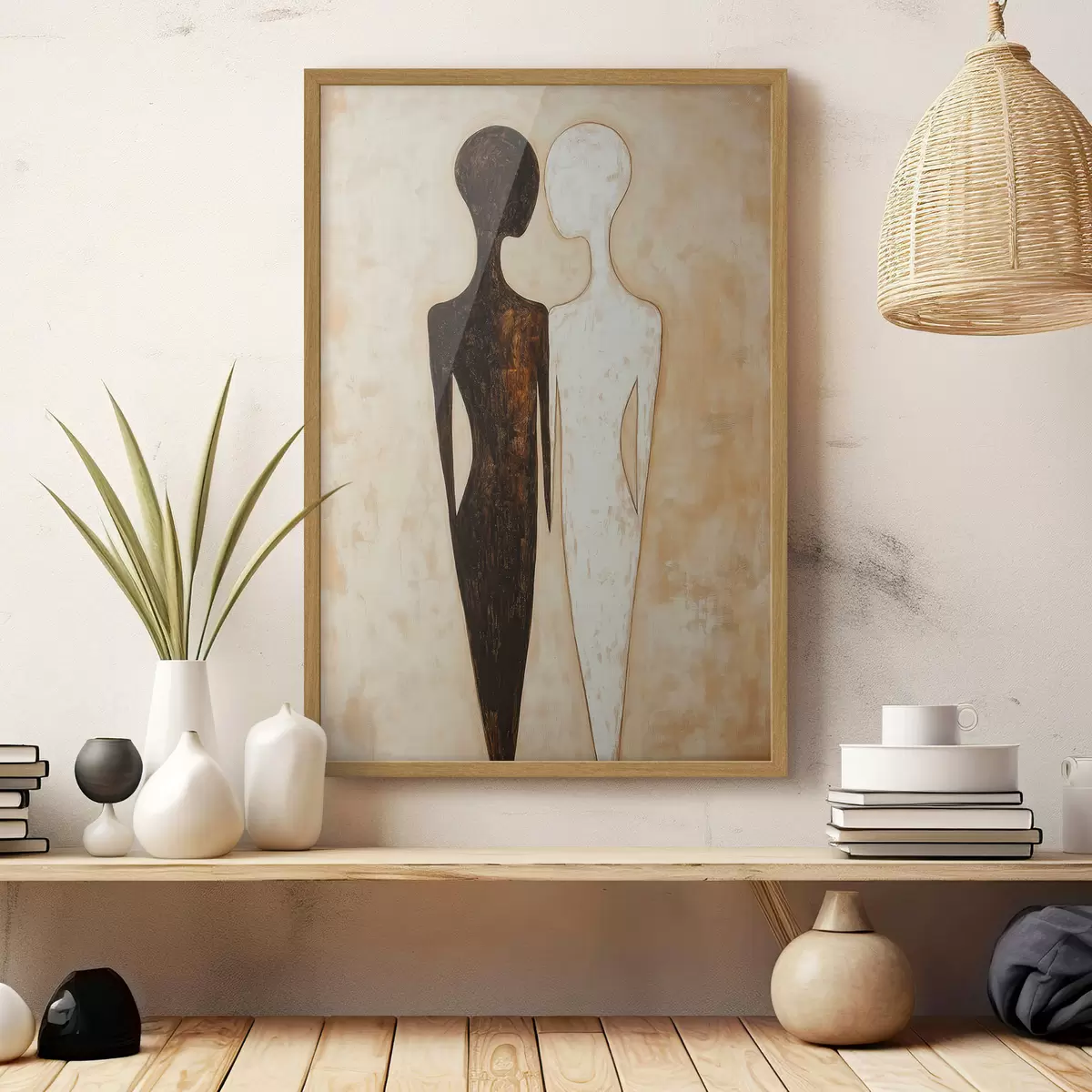 Poster Abstrakte Silhouetten f51059
