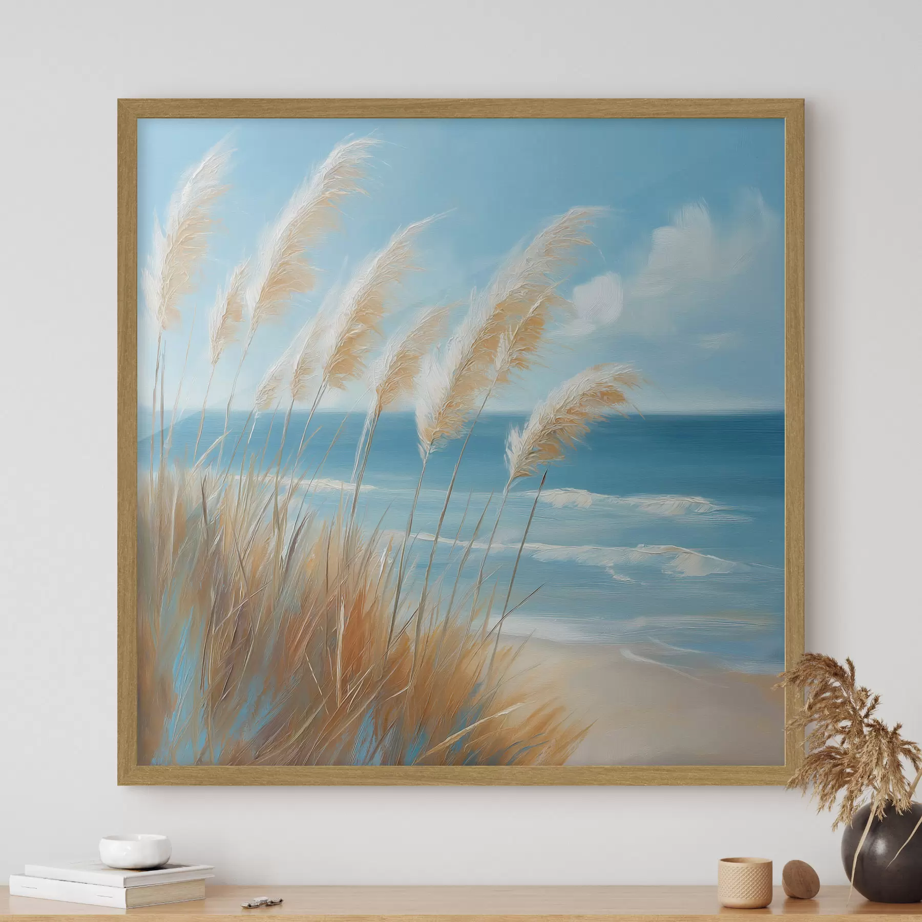 Fototapete Getreideähren am Meer f51061