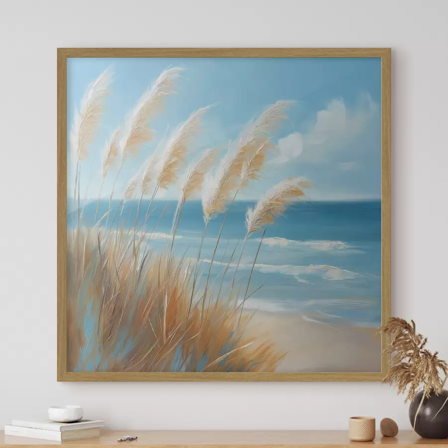 Fototapete Getreideähren am Meer f51061