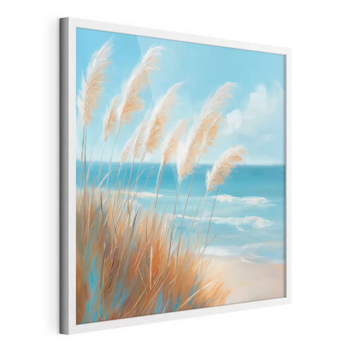 Poster Getreideähren am Meer f51061
