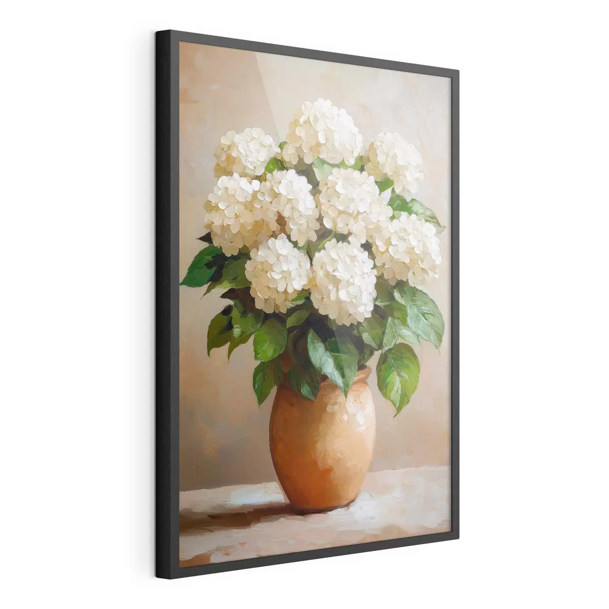 Poster Weiße Hortensien f51062