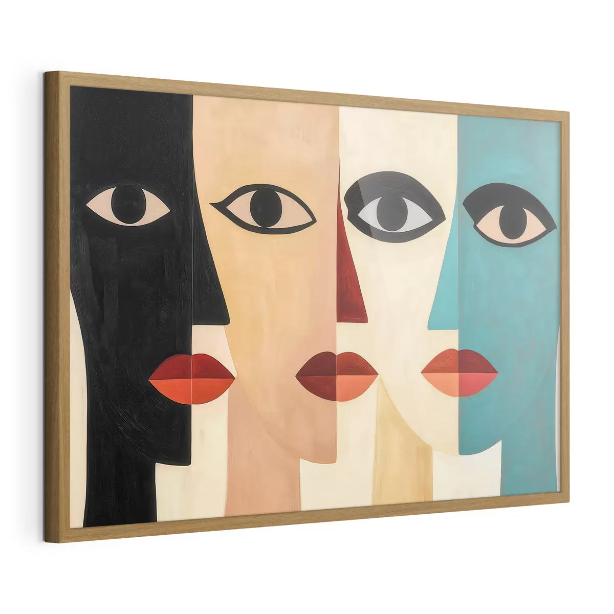 Poster Abstrakte Gesichter f51063