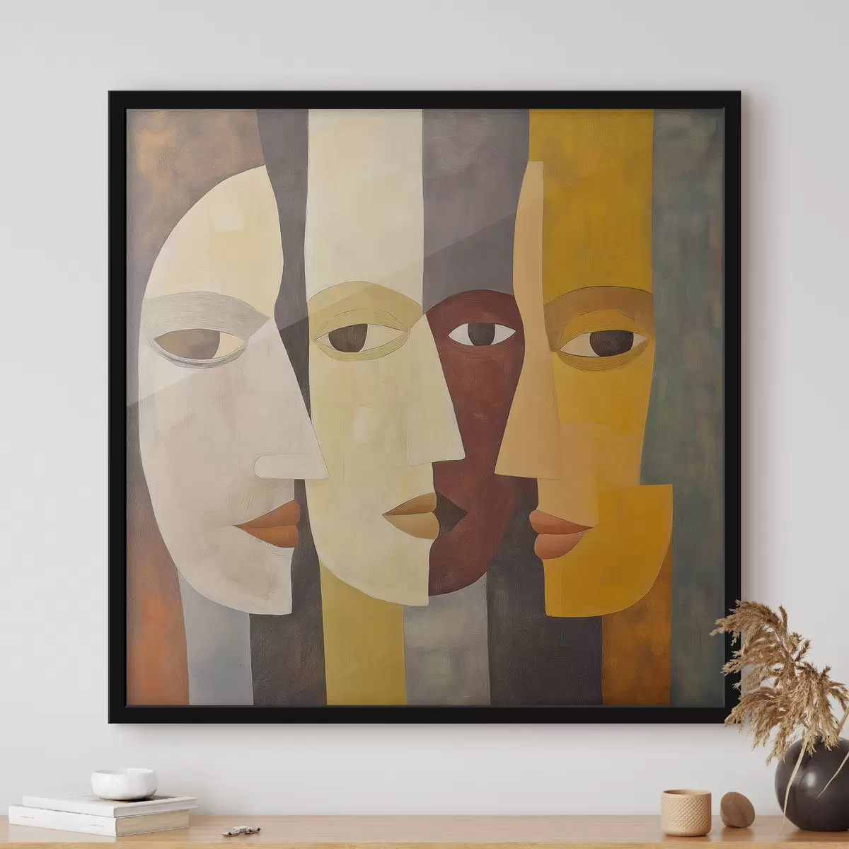 Poster Abstrakte Gesichter f51068