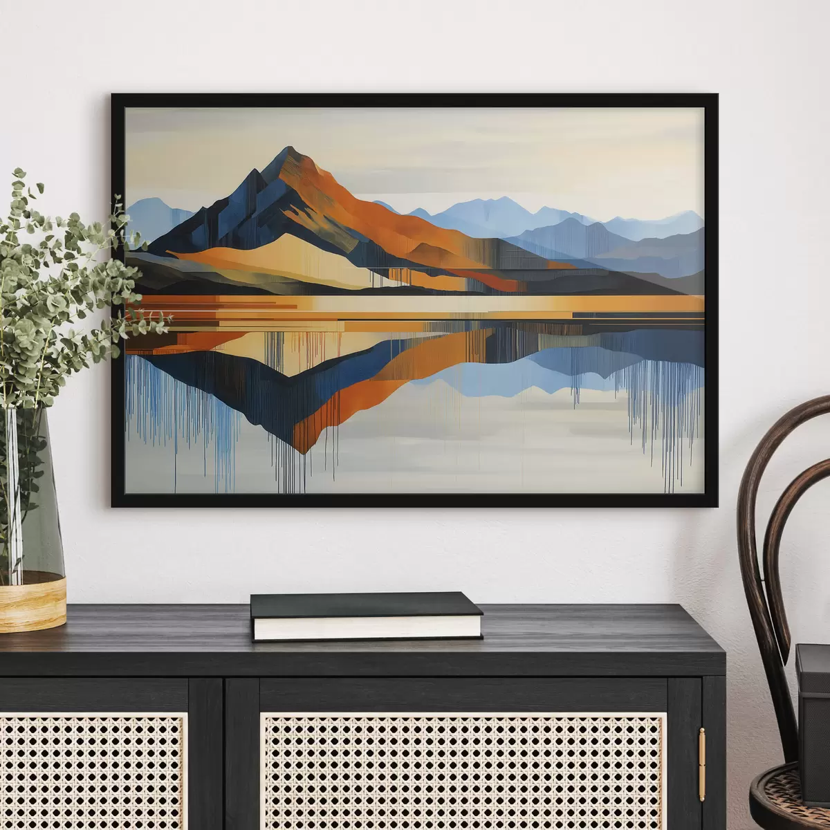 Poster Farbenfrohe Berge f51070