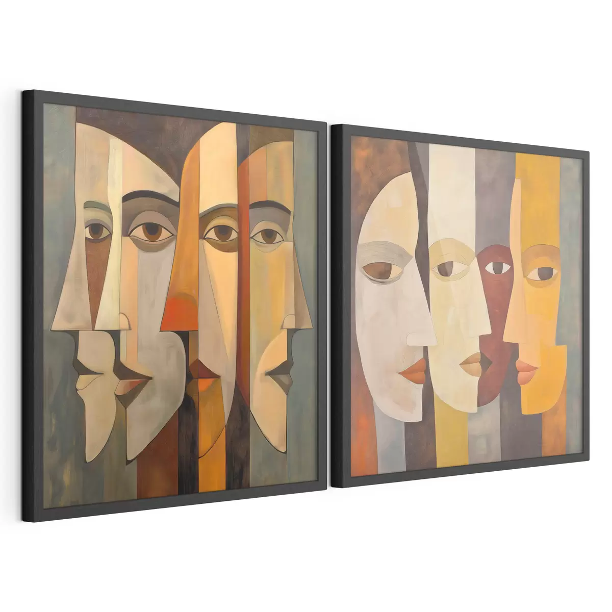 Poster Abstrakte Gesichter d31084