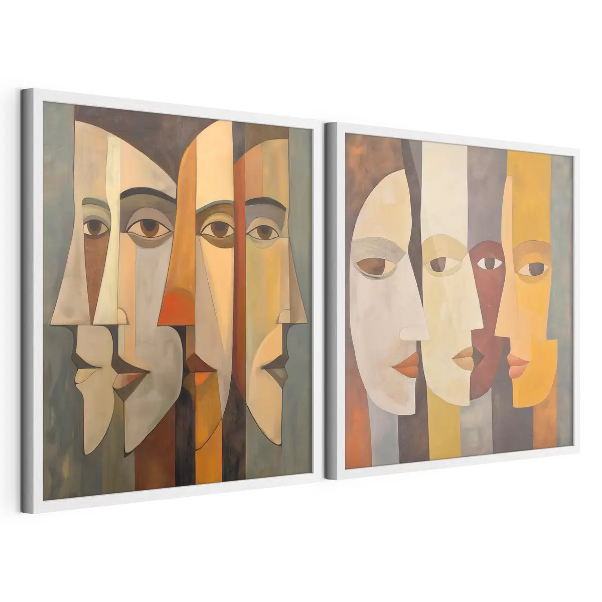 Poster Abstrakte Gesichter d31084