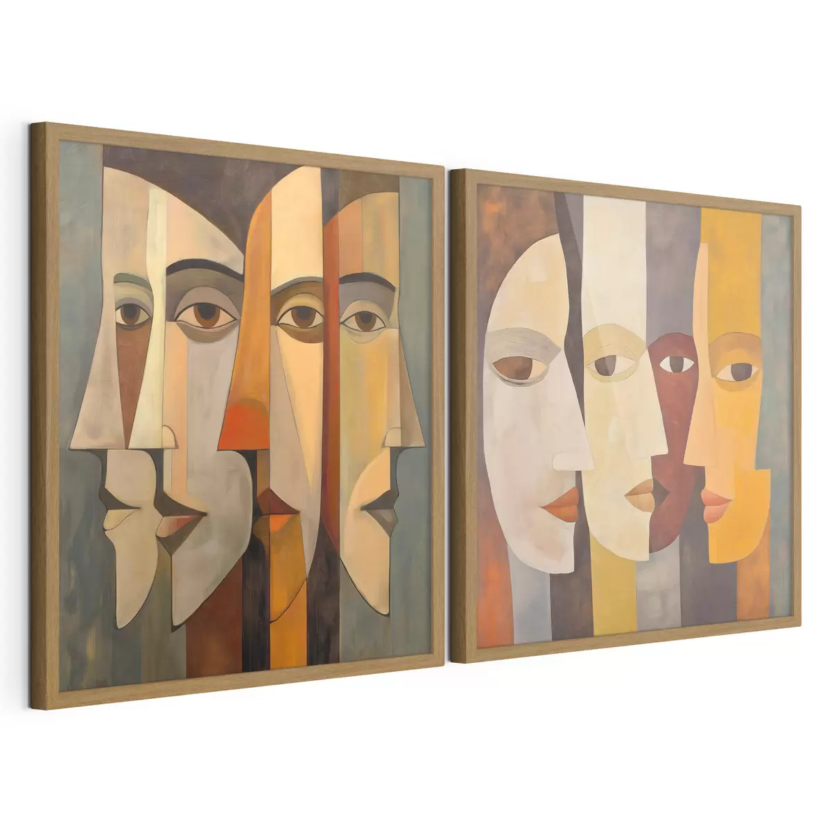 Poster Abstrakte Gesichter d31084