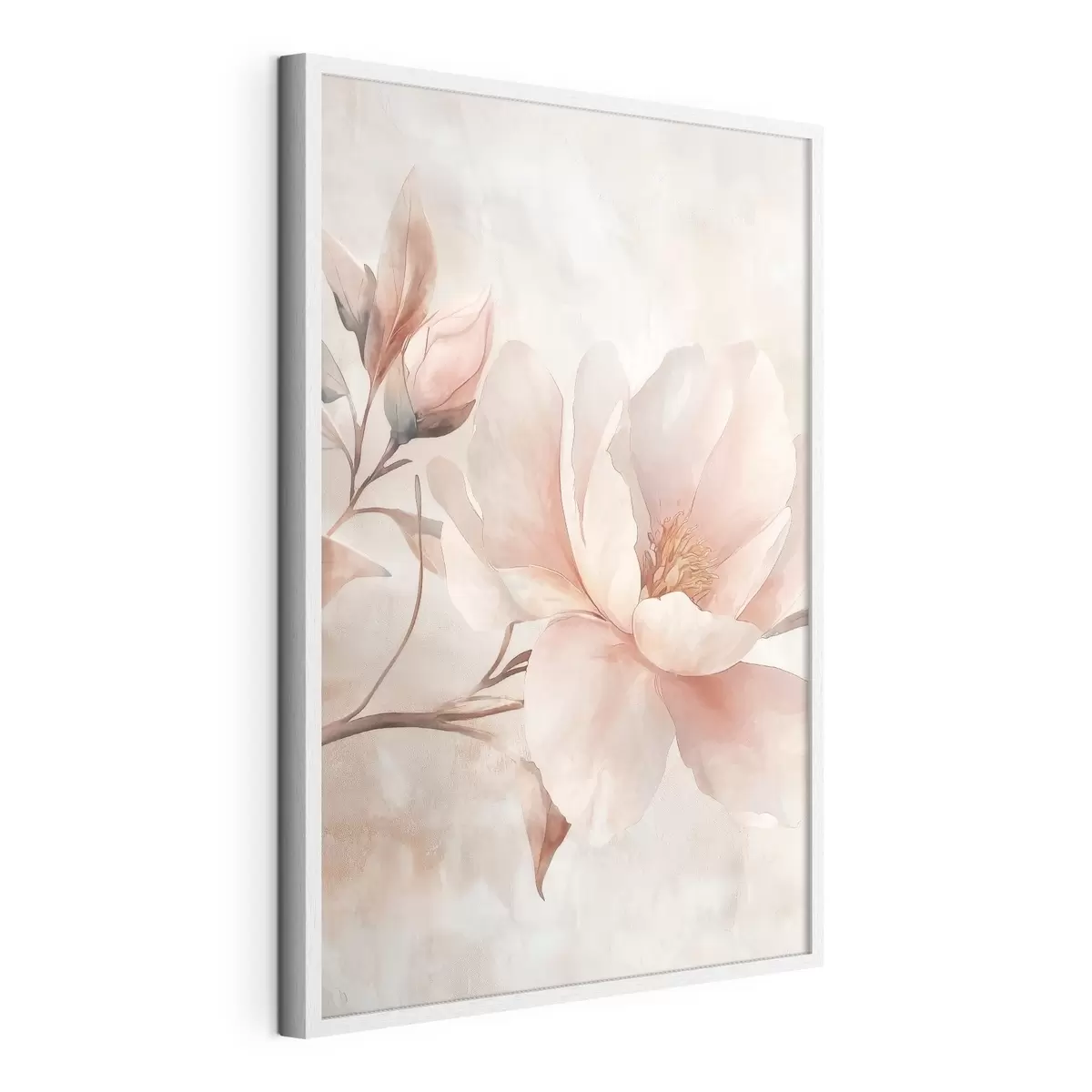 Poster Pudrige Pfingstrose mit Knospe f51097