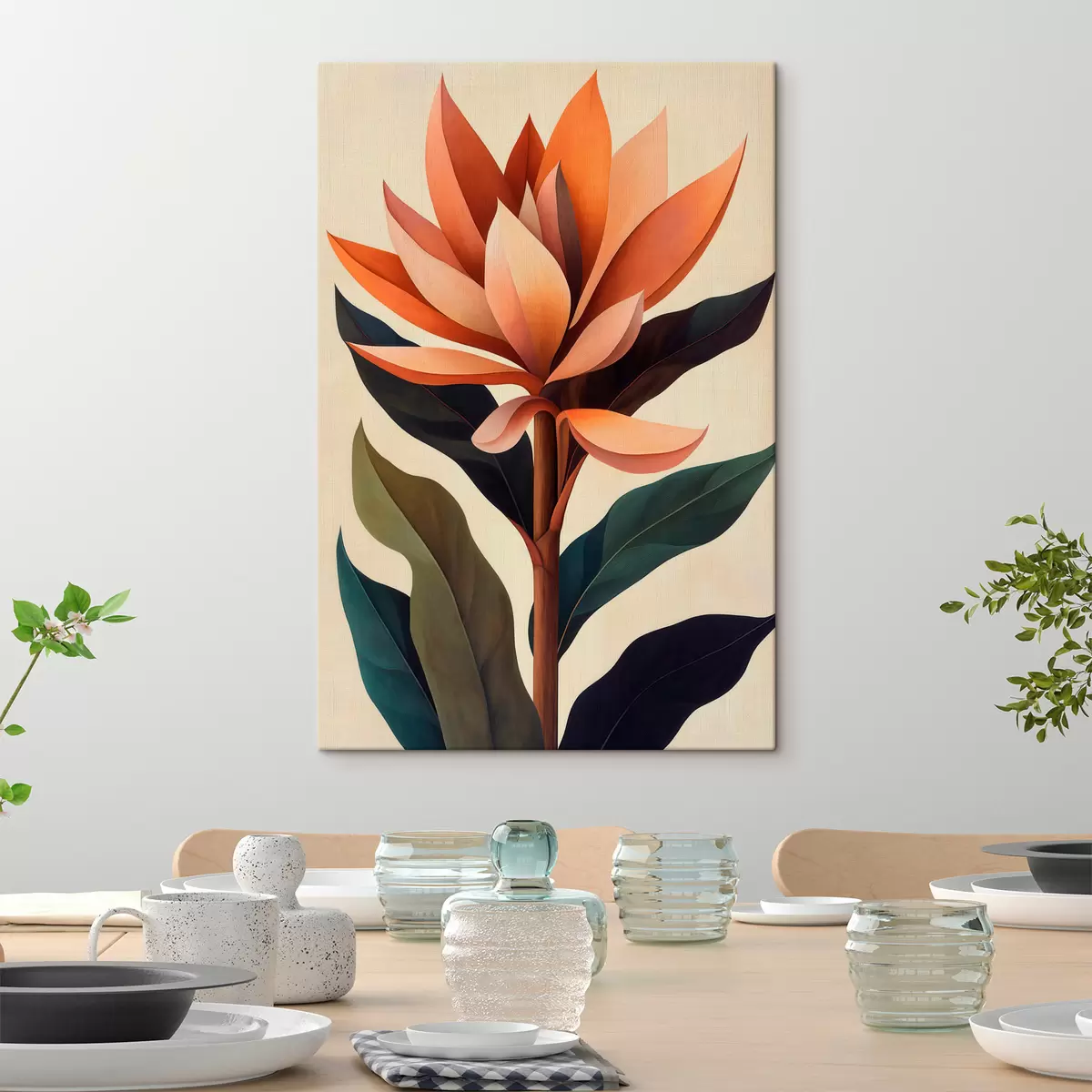 Fototapete Abstrakte Blume s51155