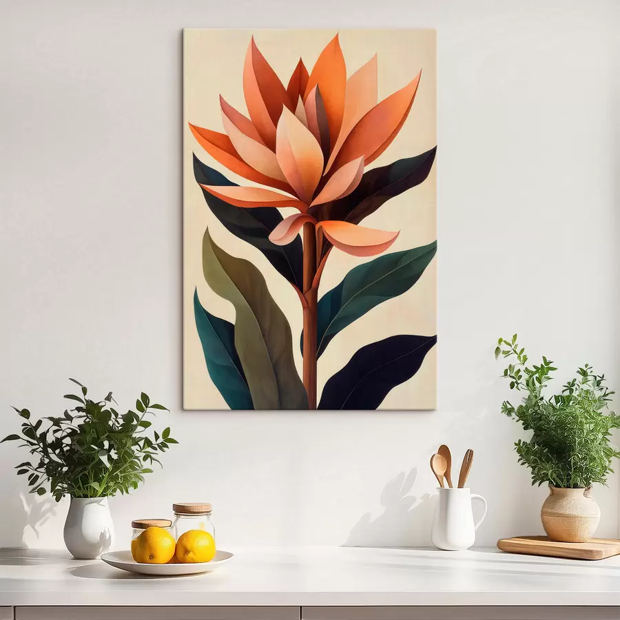 Fototapete Abstrakte Blume s51155