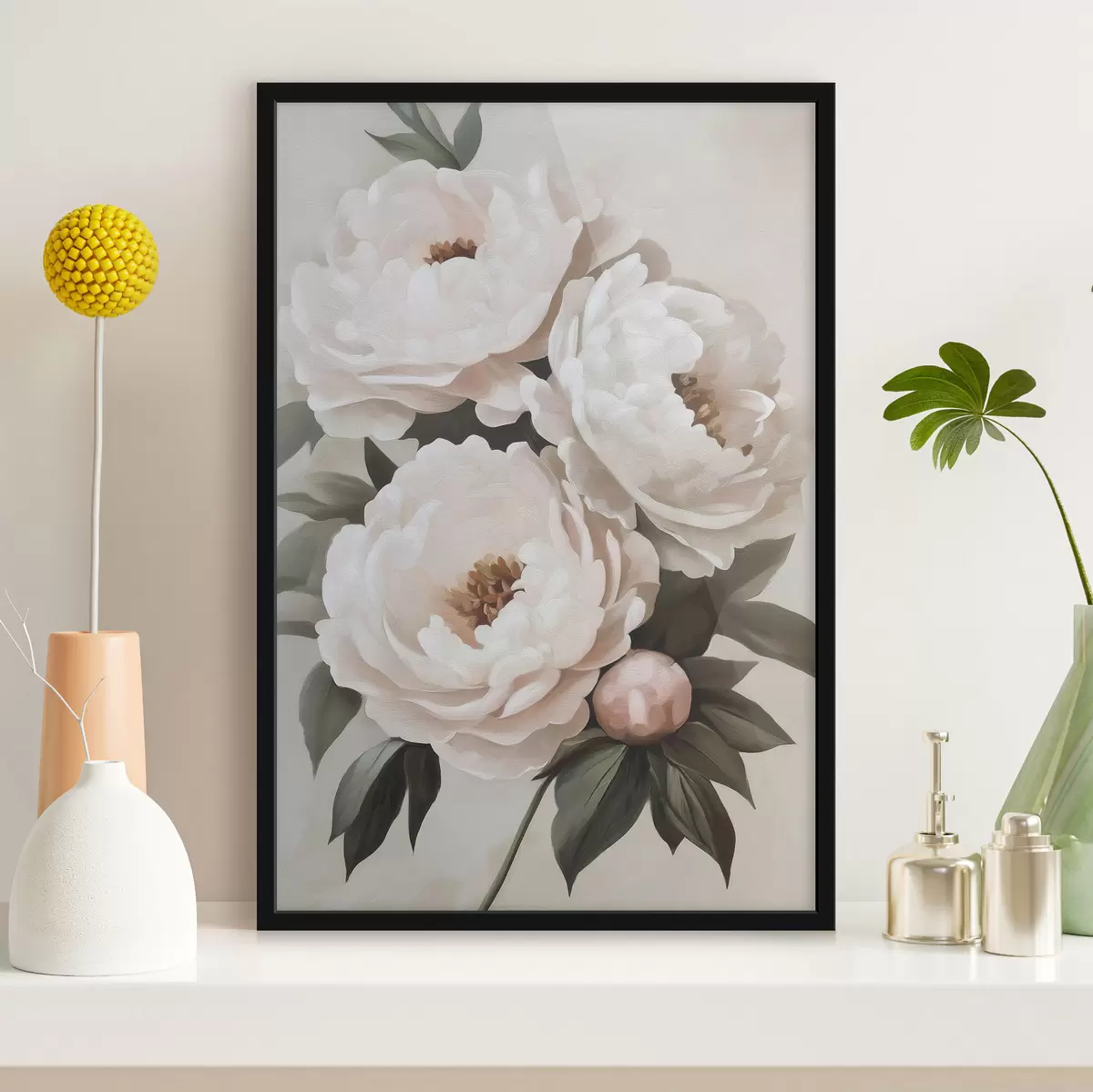 Poster Pfingstrosen f51154