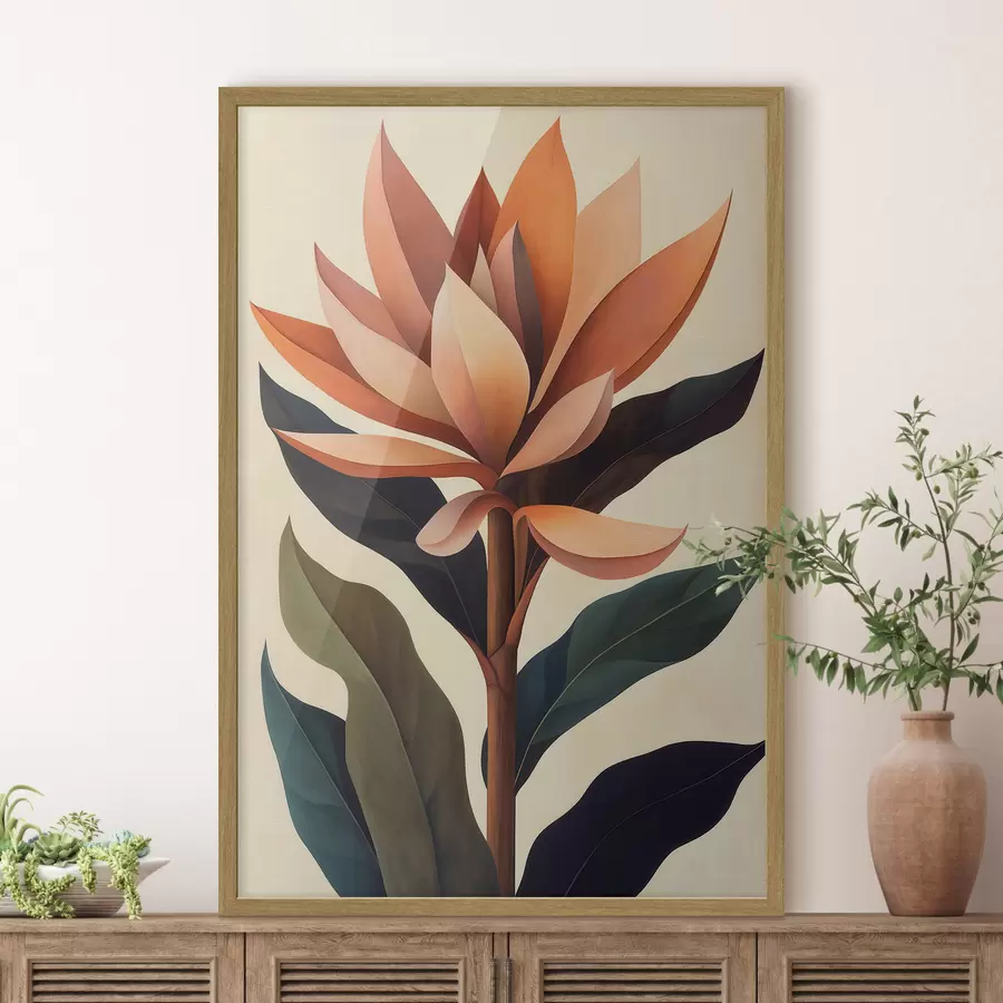 Fototapete Abstrakte Blume f51155