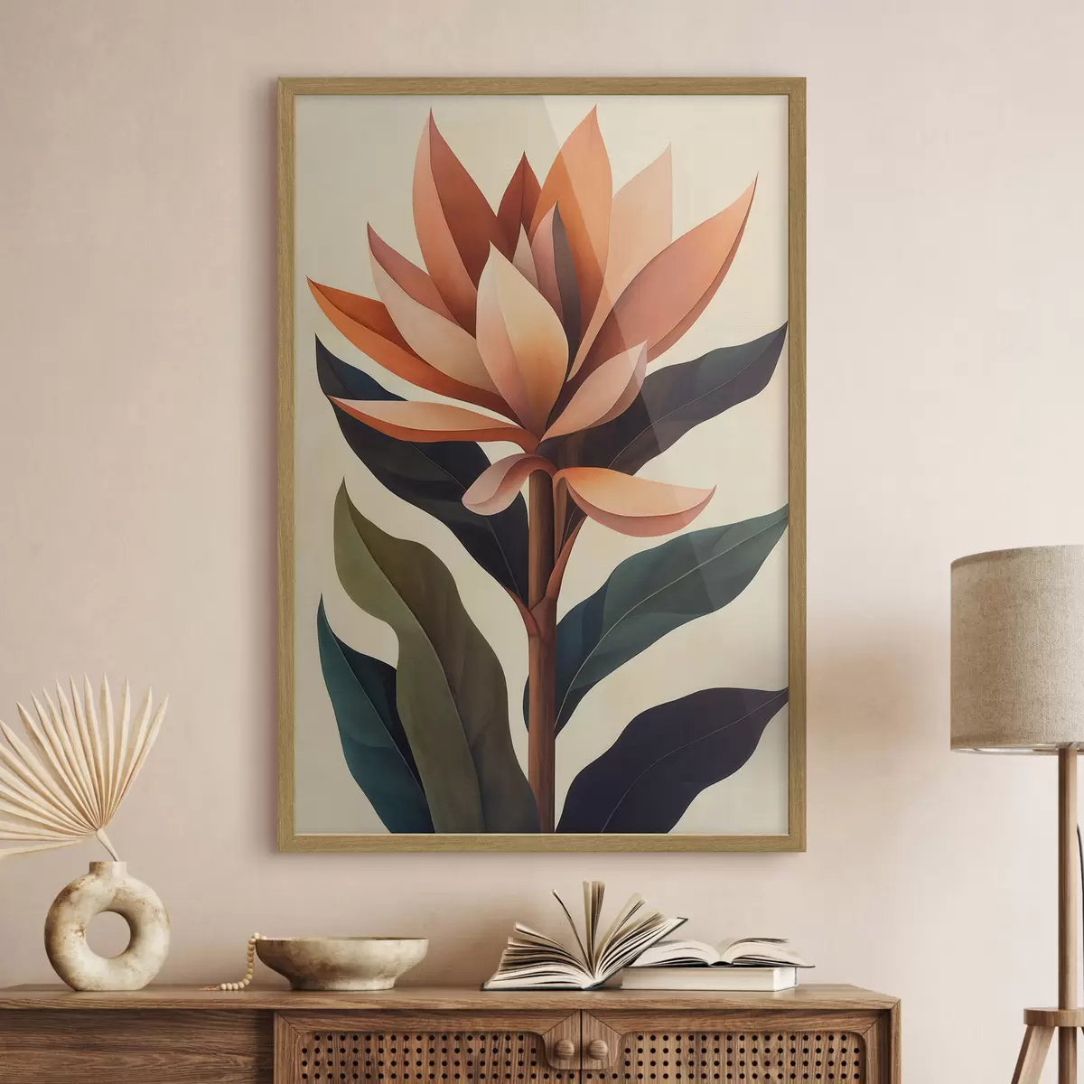 Poster Abstrakte Blume f51155