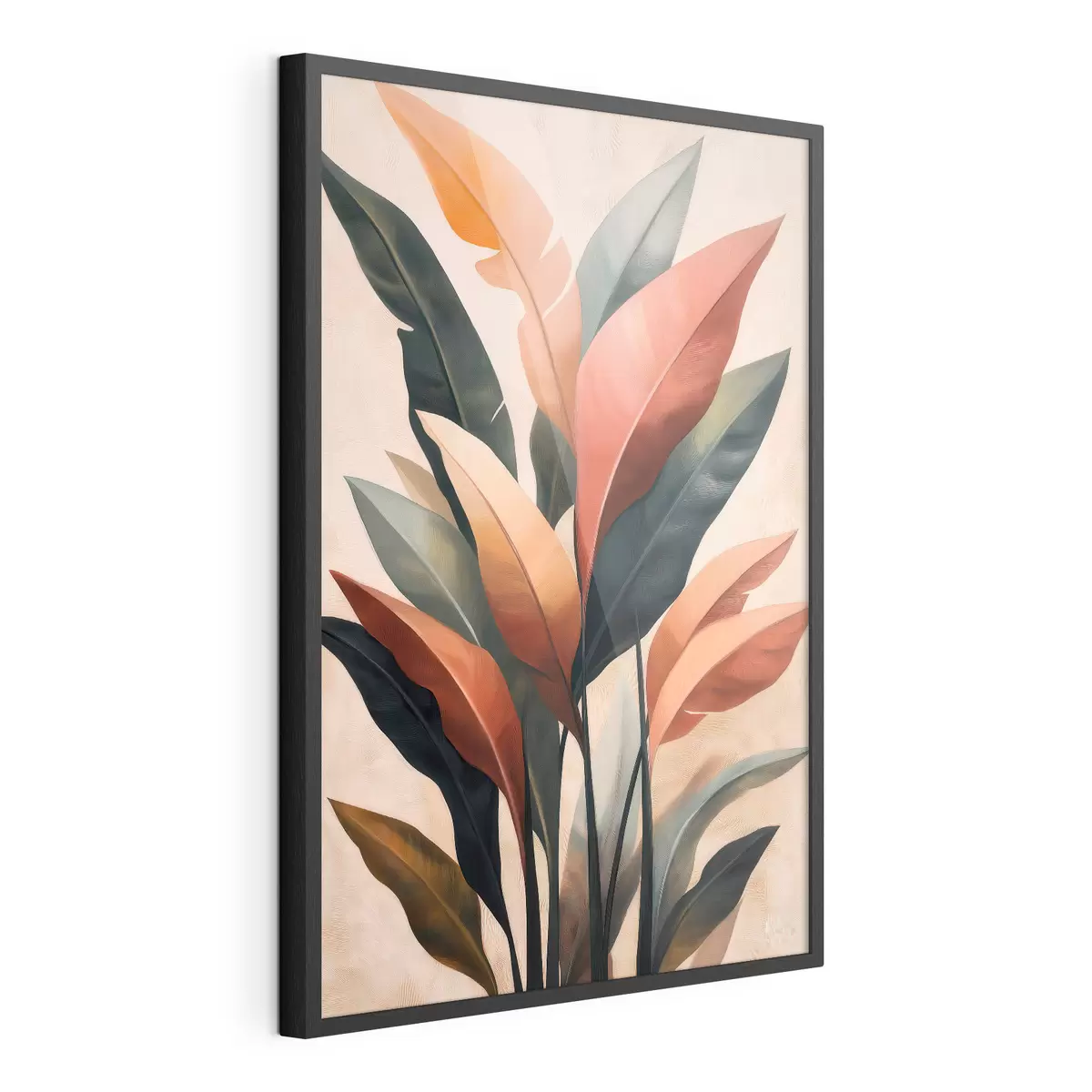Poster Abstrakte Blätter f51156
