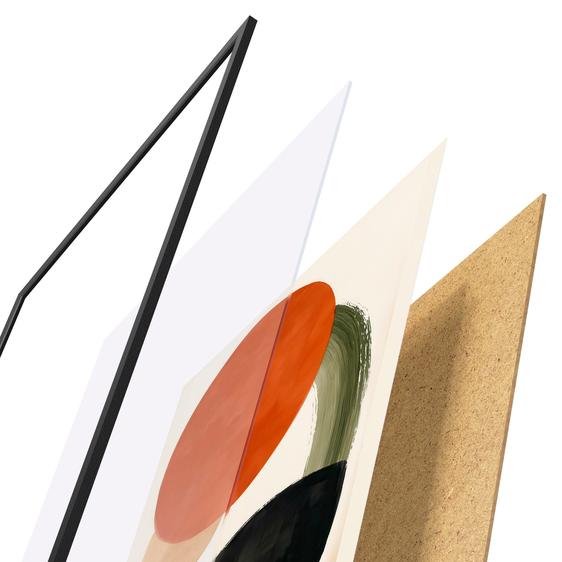 Poster Geometrische Abstraktion d31085