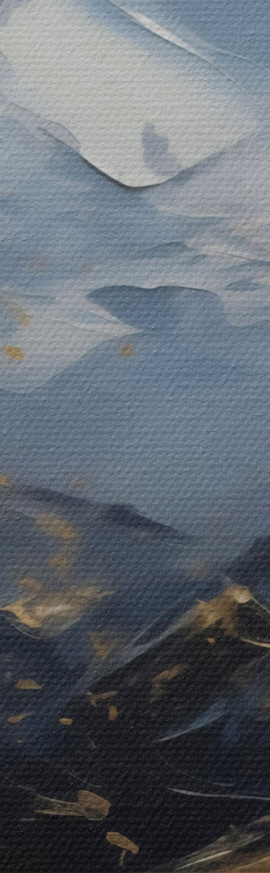 Fototapete Berglandschaft, Nachbildung eines Gemäldes s51164