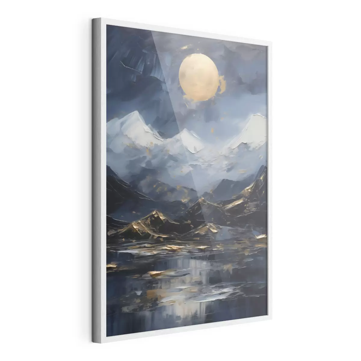 Poster Berglandschaft, Nachbildung eines Gemäldes f51164