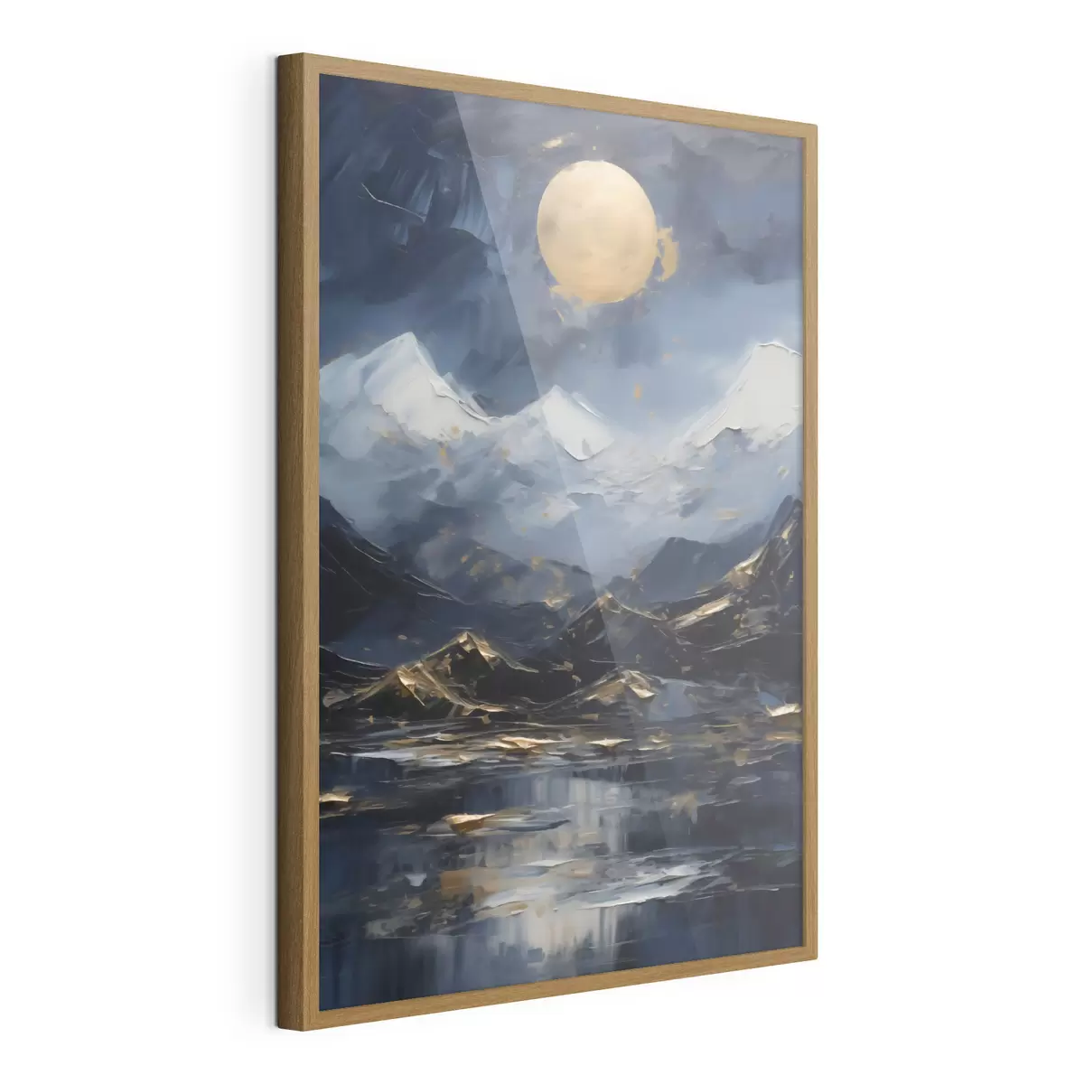 Poster Berglandschaft, Nachbildung eines Gemäldes f51164