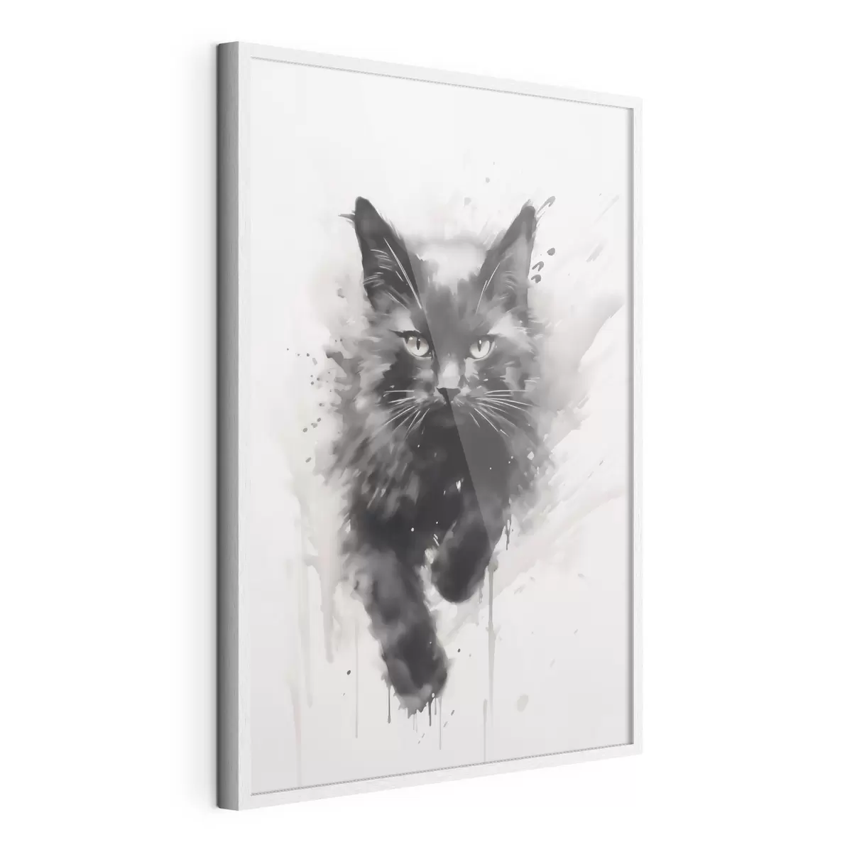 Poster Katze, Nachbildung eines Gemäldes f51168