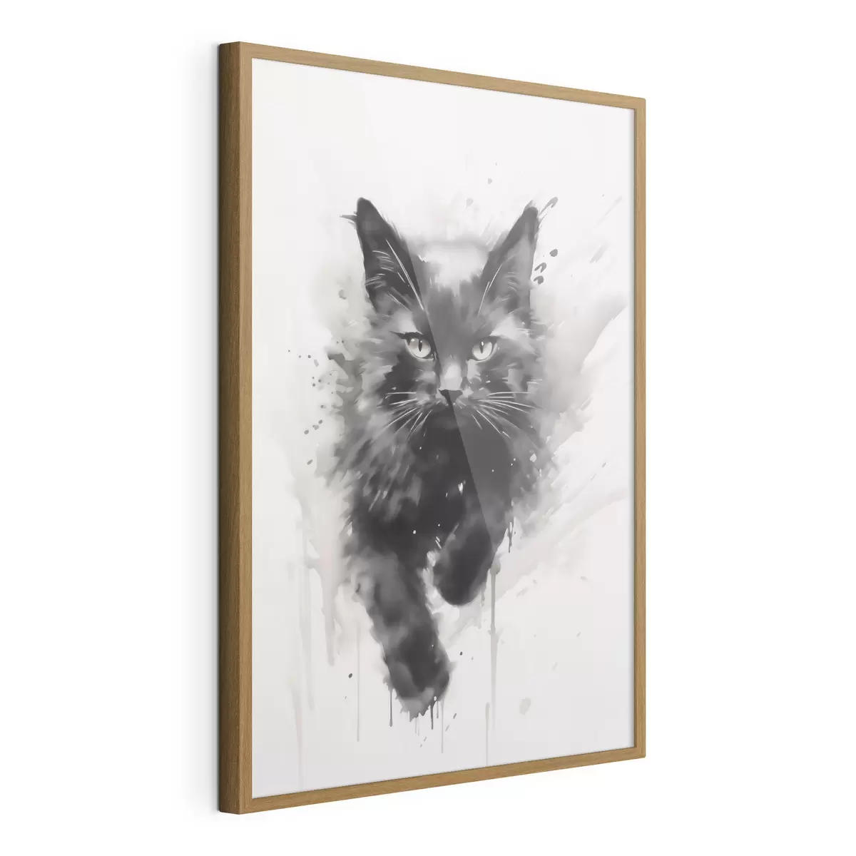 Poster Katze, Nachbildung eines Gemäldes f51168