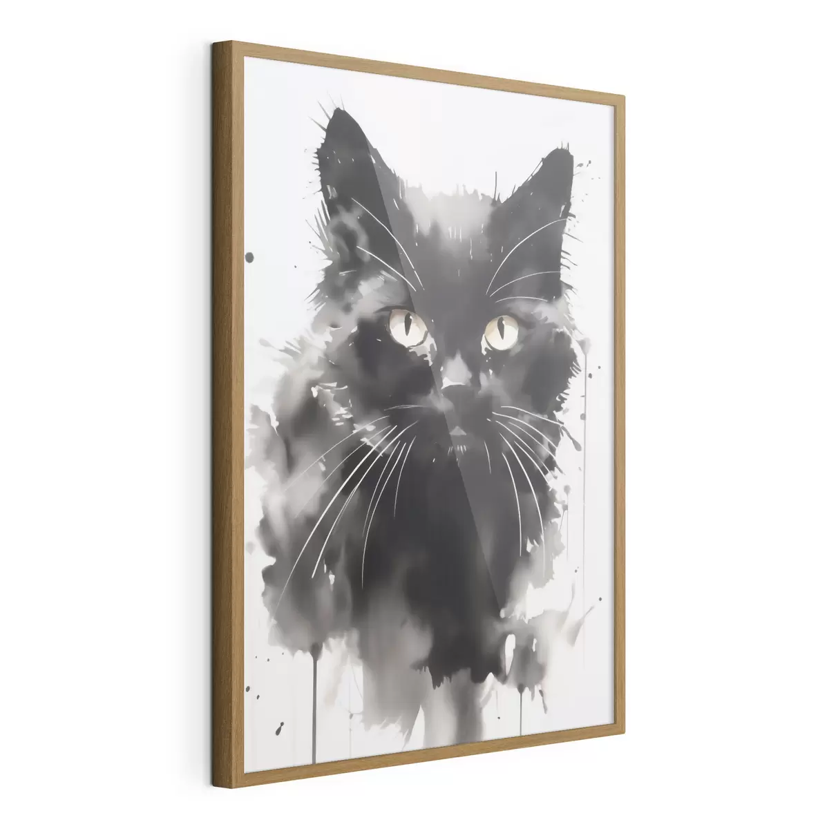 Poster Porträt einer Katze, Nachbildung eines Gemäldes f51169