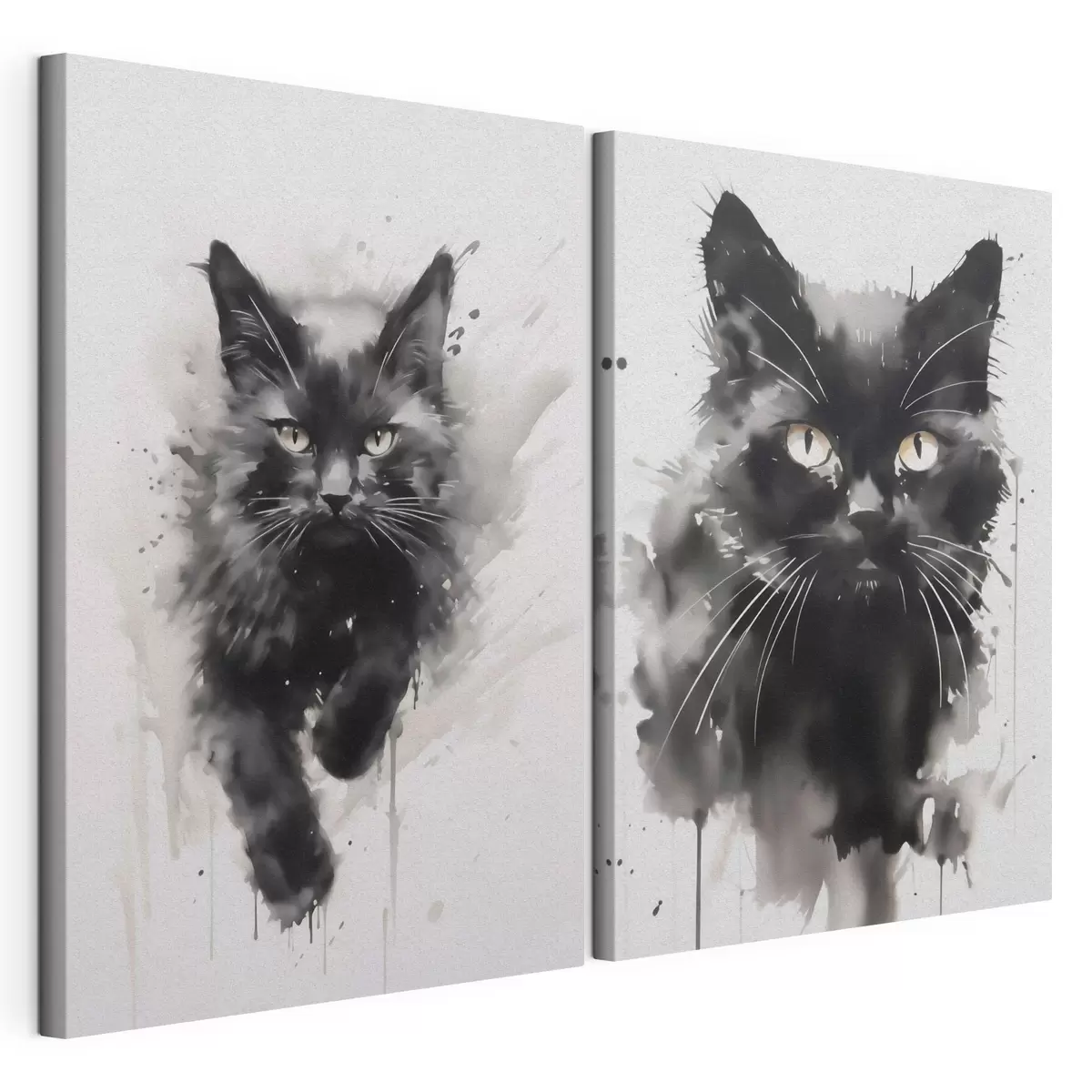 Fototapete Katze, Nachbildung eines Gemäldes m31110