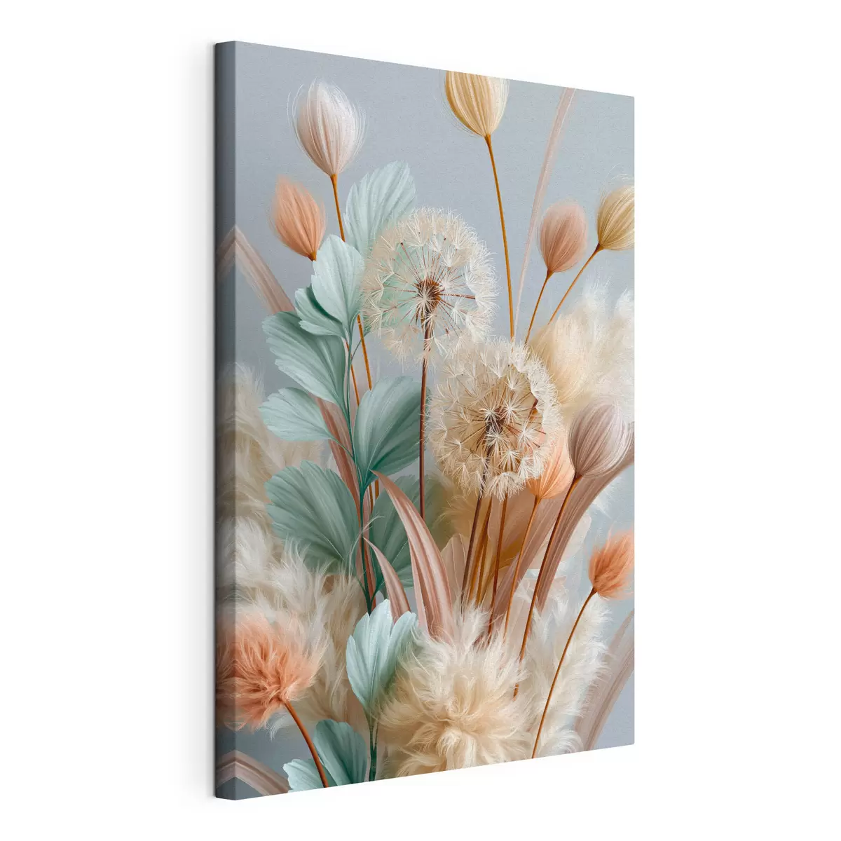 Fototapete Zarte Löwenzahnblüten und Wildblumen s51182